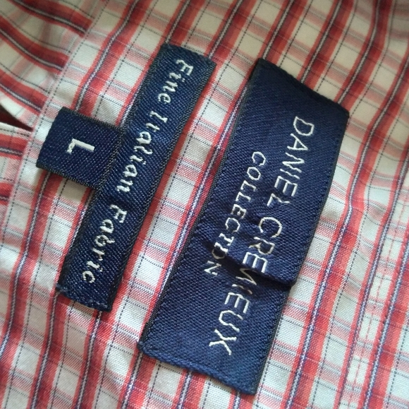 Daniel Cremieux collection red Plaid long sleeve - Picture 8 of 9